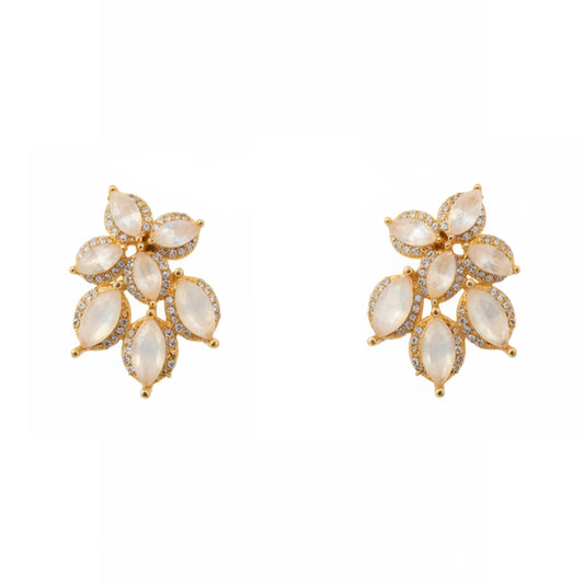 Pendientes Hielo Piedra lunar y Shine