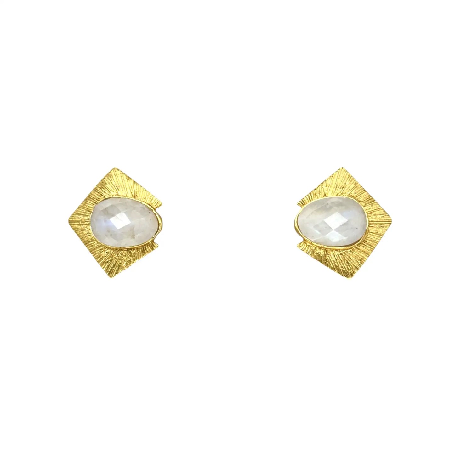 Pendientes Ígneo Piedra Lunar