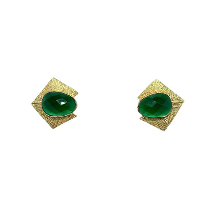 Pendientes Ígneo Verde