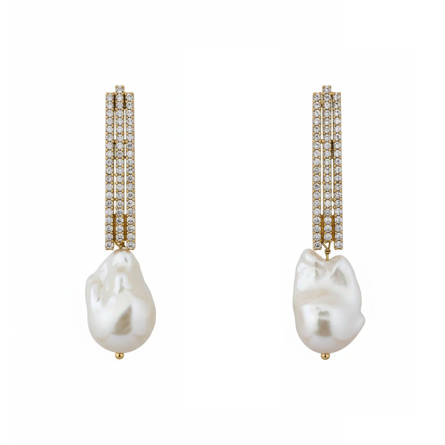 Pendientes Ilustre Shine Perla