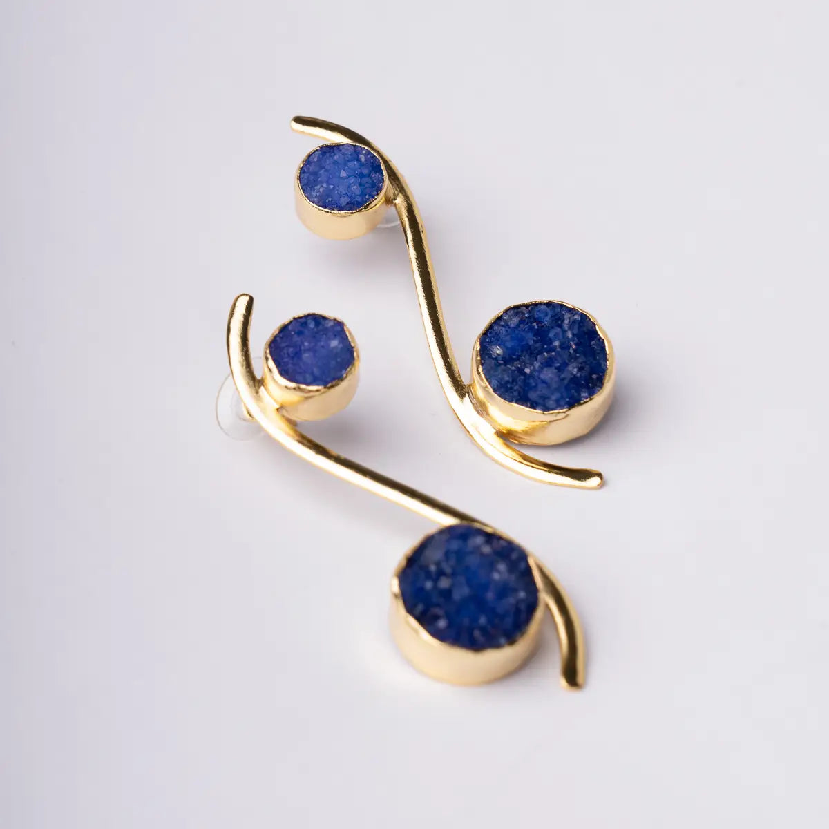 Pendientes Isis Ed. Limitada Drusa Azul