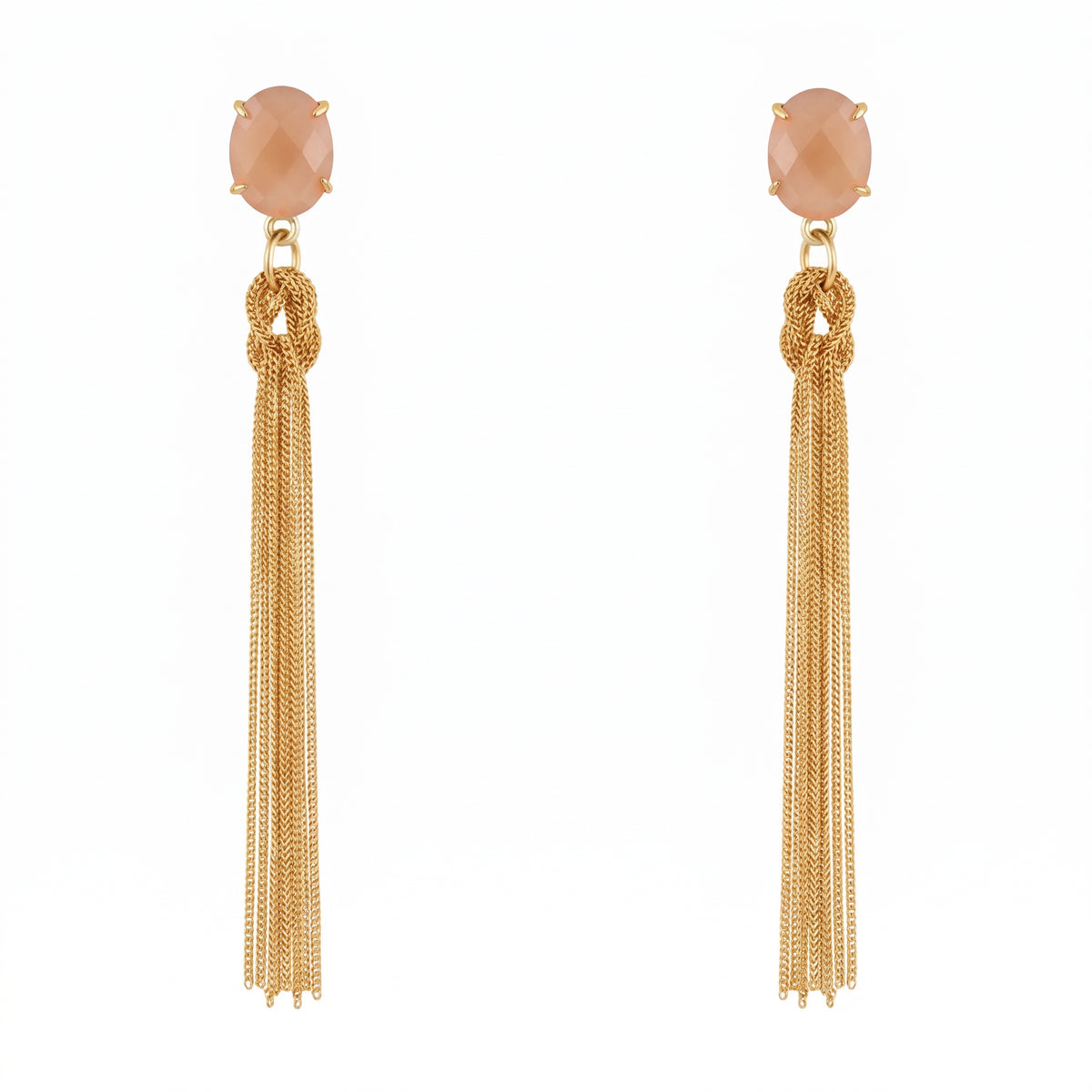 Pendientes Joan Ed. Limitada Coral melocotón