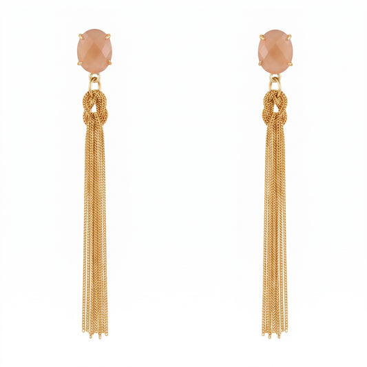 Pendientes Joan Ed. Limitada Coral melocotón