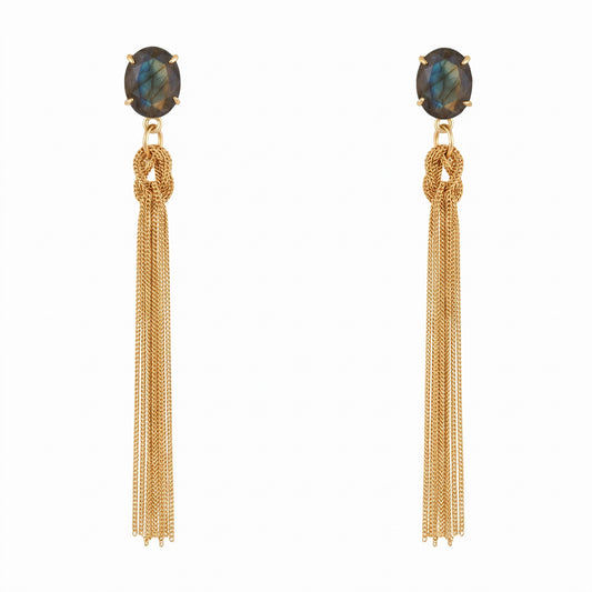 Pendientes Joan Ed. Limitada Labradorita