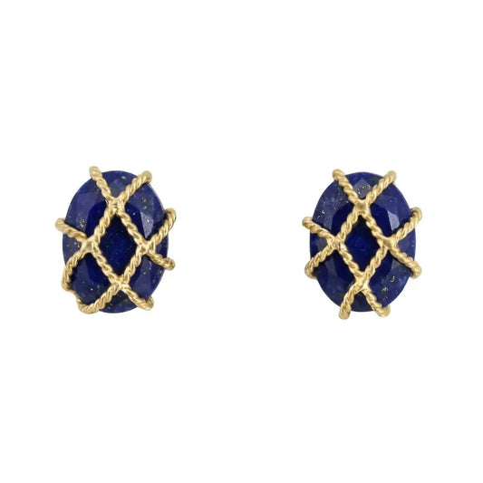 Pendientes Lorena Azul Lapis