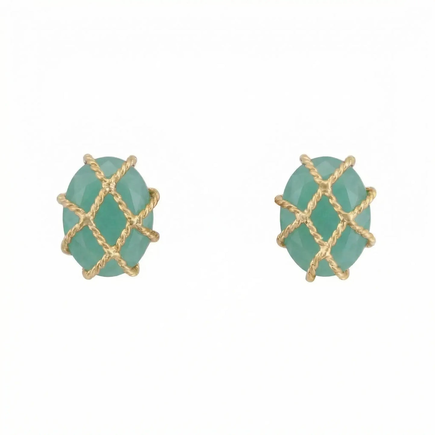 Pendientes Lorena Verde Agua