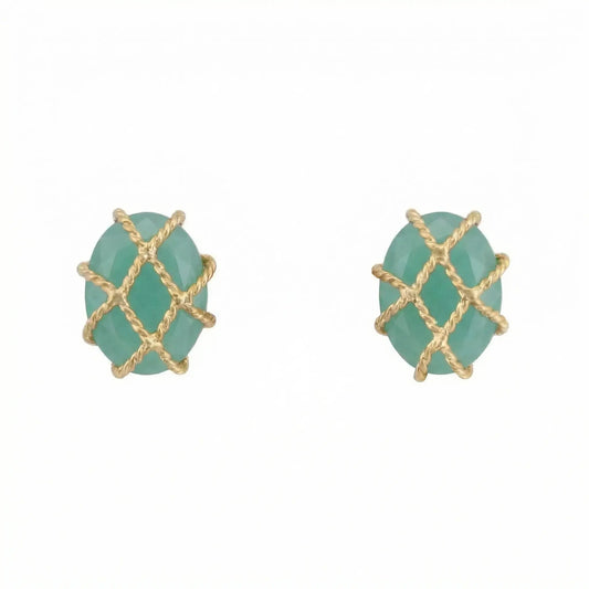 Pendientes Lorena Verde Agua