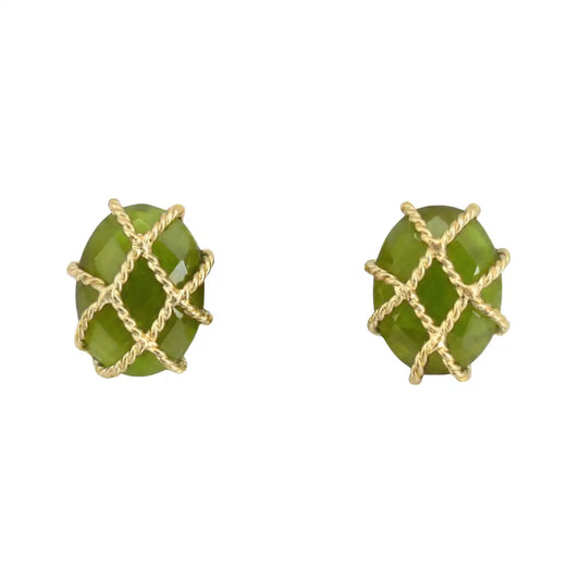 Pendientes Lorena Verde lima
