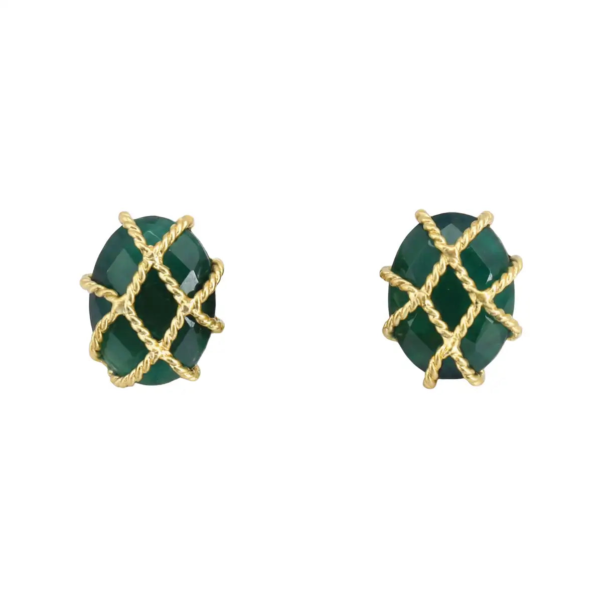 Pendientes Lorena Verde Oscuro