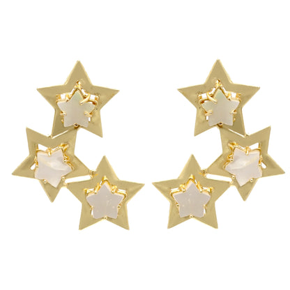 Pendientes Lúmina Blanco nácar