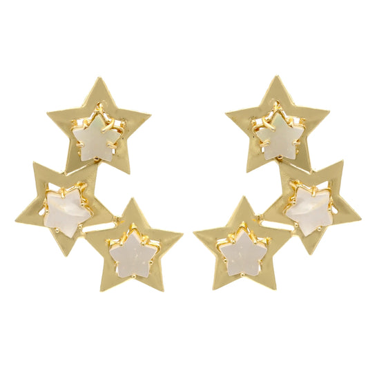 Pendientes Lúmina Blanco nácar