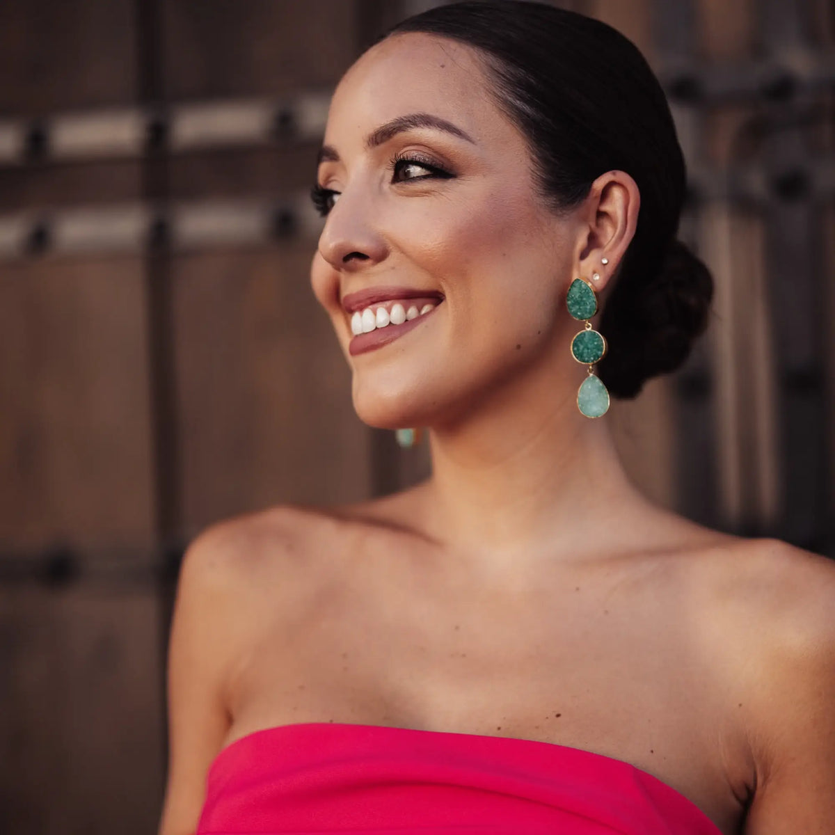 Pendientes Mademoiselle Verde