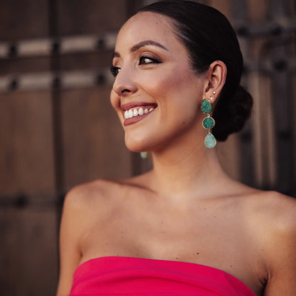 Pendientes Mademoiselle Verde