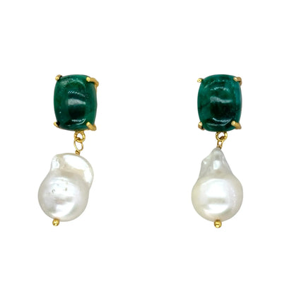 Pendientes Marea Verde y Perla