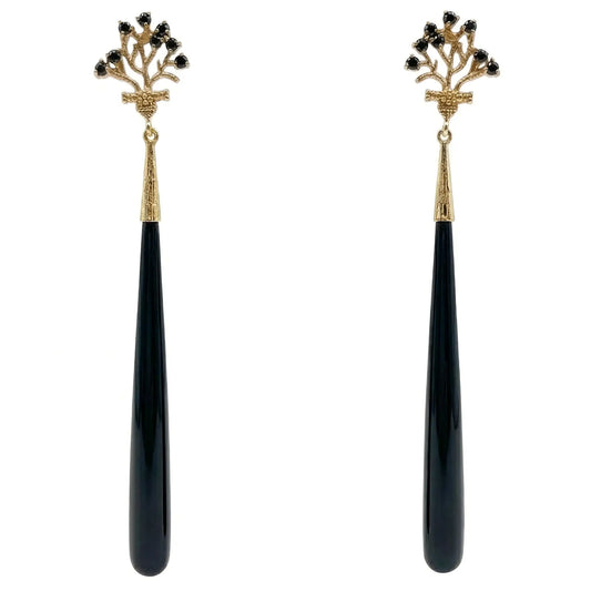 Pendientes Martirio Negro