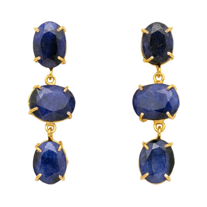 Pendientes Martis Azul Lapis