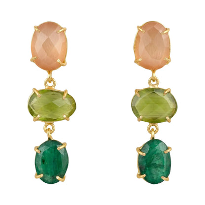 Pendientes Martis Naranja y Verdes