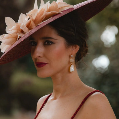Pendientes Nula Rosa y Perla