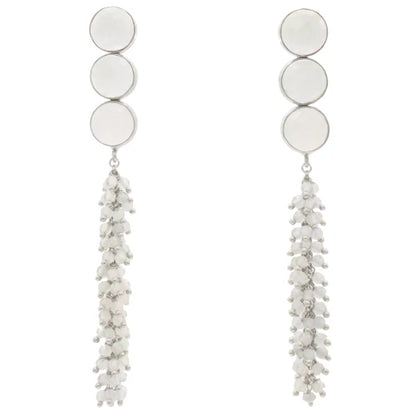 Pendientes Ocaso Ed. Limitada Plata Perla
