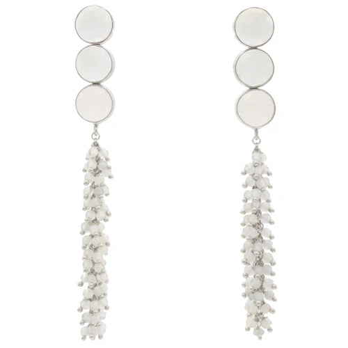 Pendientes Ocaso Ed. Limitada Plata Perla