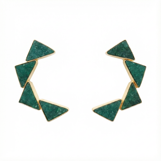 Pendientes Okiya Ed. Limitada Verde
