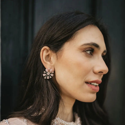 Olite Earrings Limited Edition Light Rose Silver