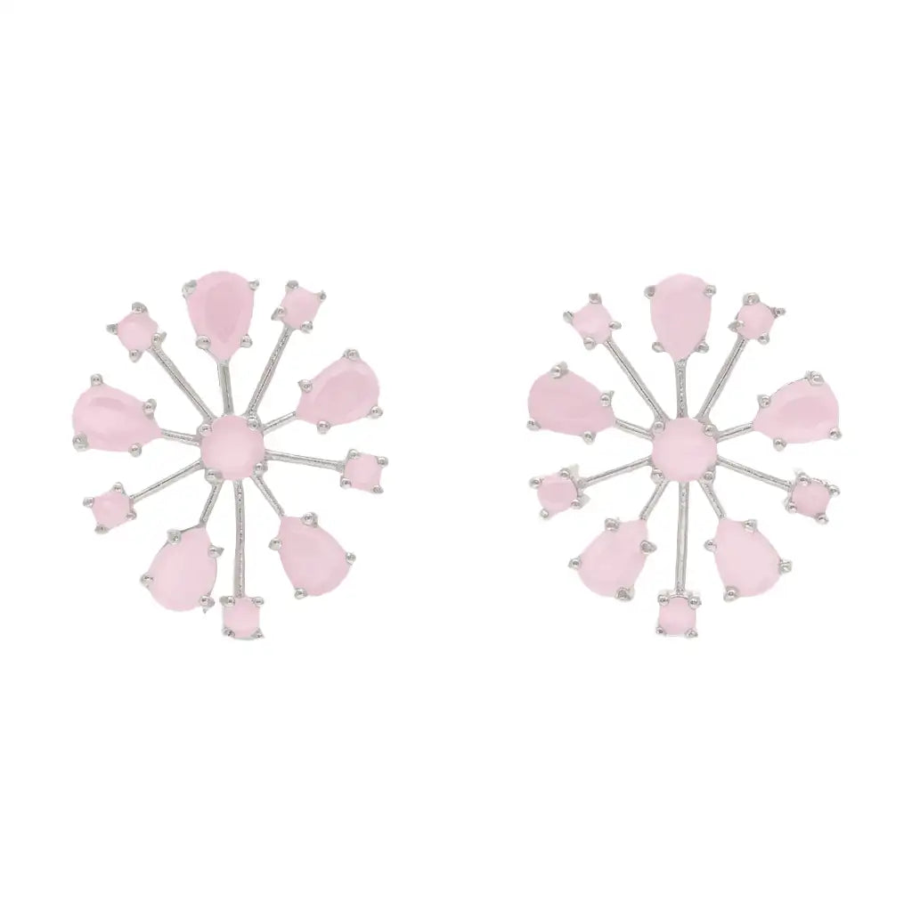 Olite Earrings Limited Edition Light Rose Silver