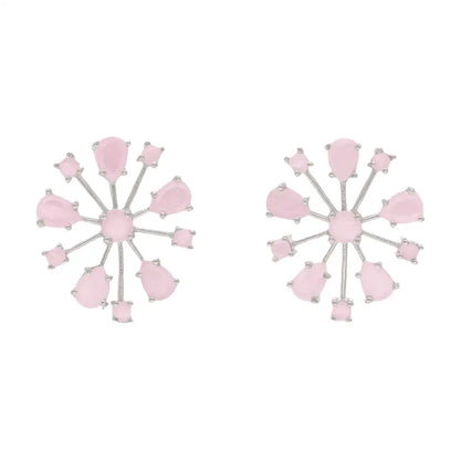Olite Earrings Limited Edition Light Rose Silver