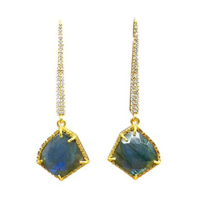 Orane Shine Labradorite Earrings