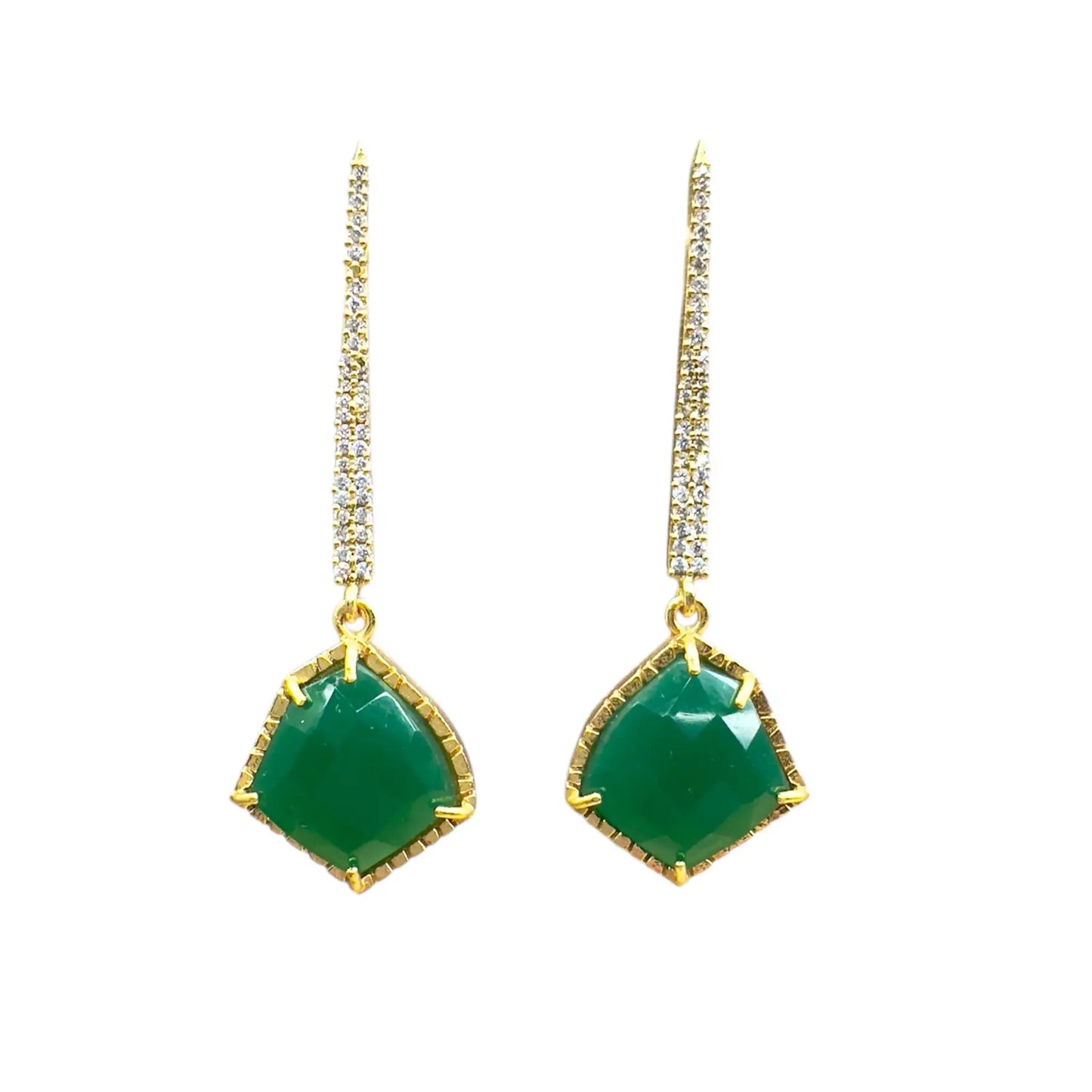 Pendientes Orane Shine Verde