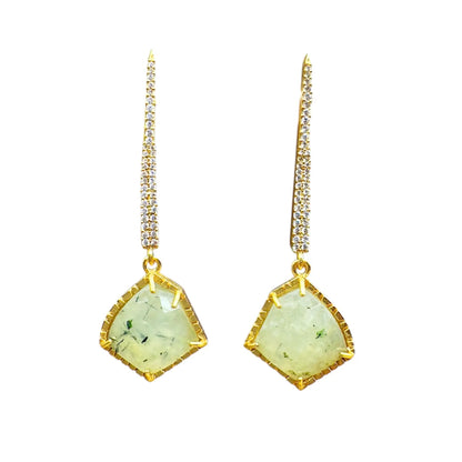 Pendientes Orane Shine Verde Prenhita