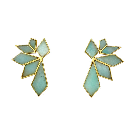 Pendientes Orava Ed. Limitada Verde agua amazonita