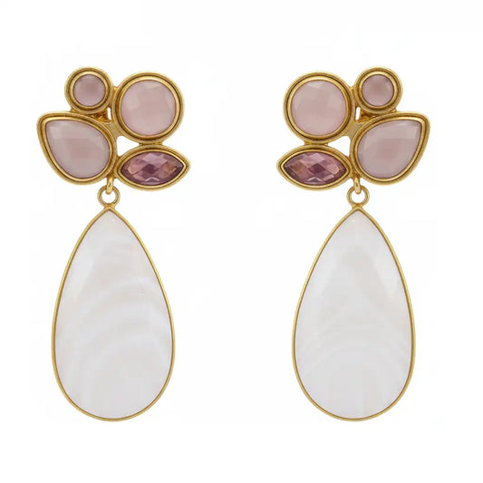 Pendientes Paraiso Ed. Limitada Rosas y Perla