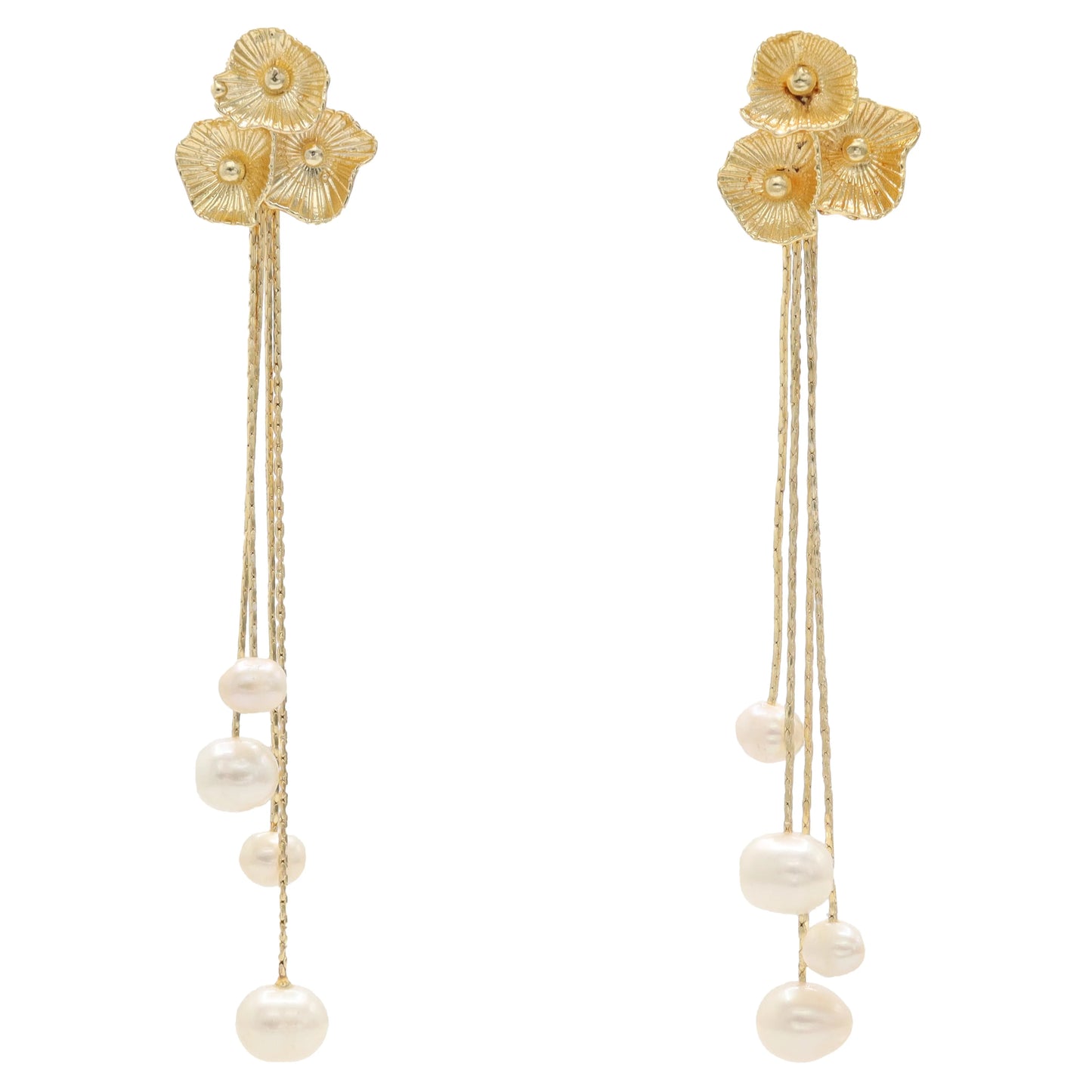 Pendientes Primavera Desmontable Perlas