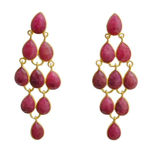 Pendientes Roselia Rubí