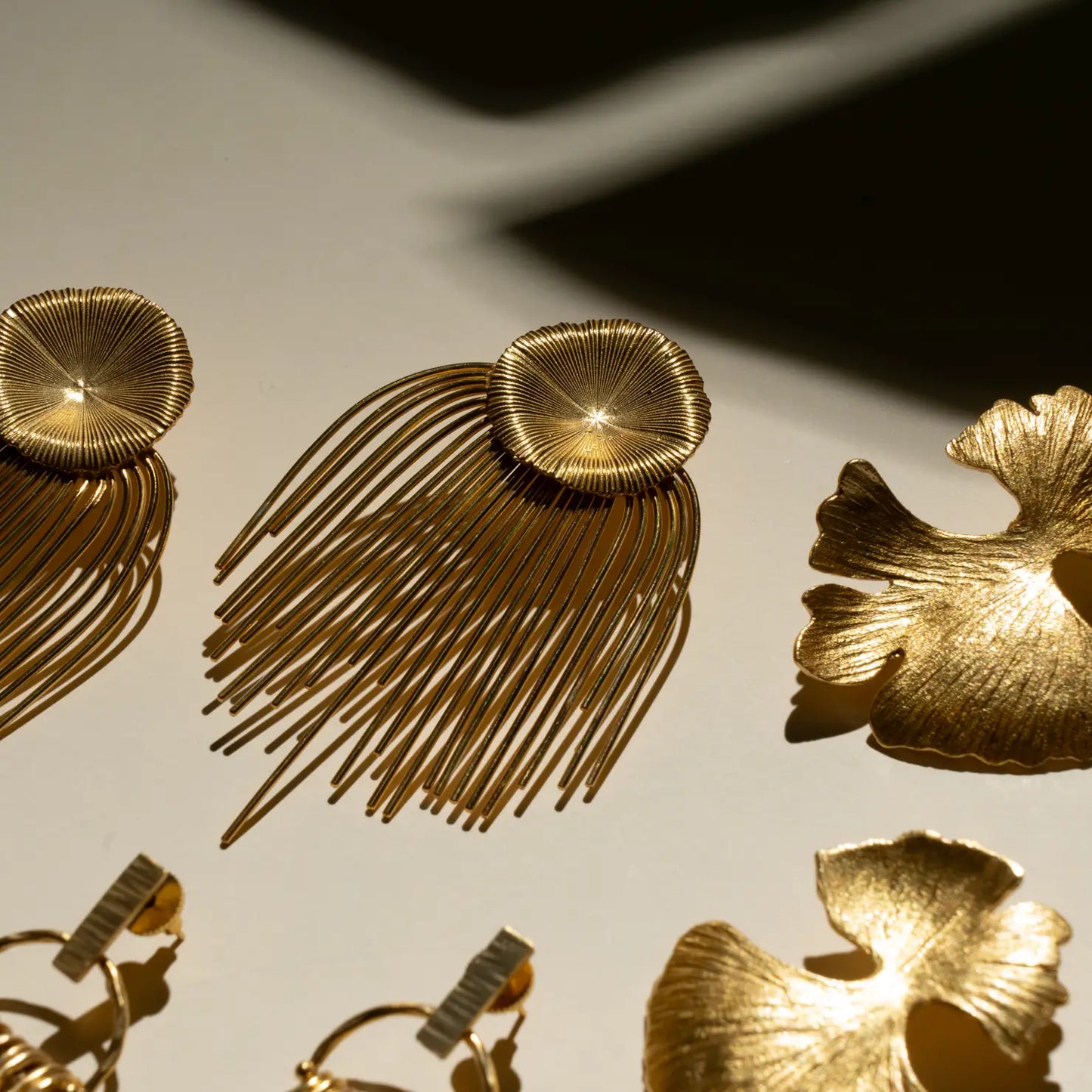 Pendientes Doble Gingko