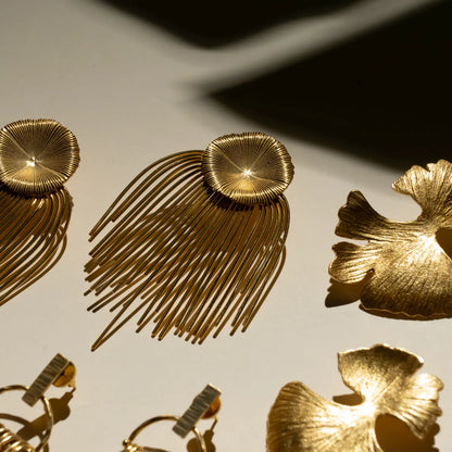 Pendientes Doble Gingko