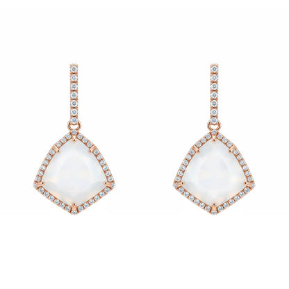 Pendientes Solene Shine Piedra Lunar