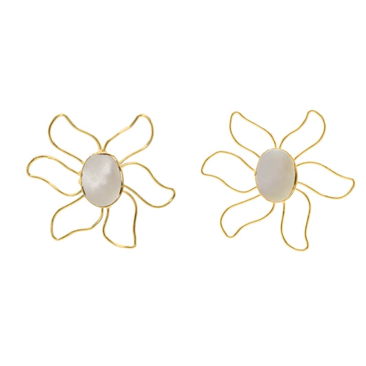 Pendientes Solsticio Blanco