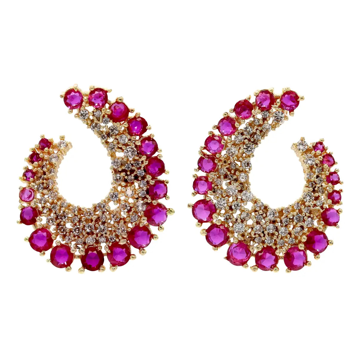 Pendientes Sunshine Fucsia