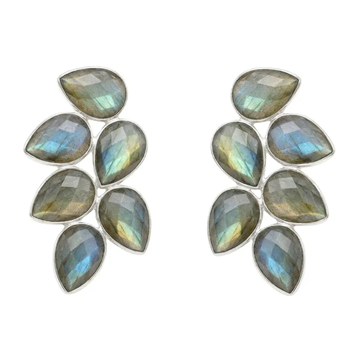 Pendientes Tailandia Ed. Limitada Plata Labradorita