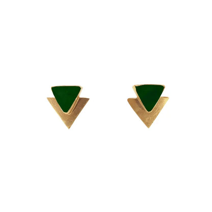 Pendientes Tangram Ed. Limitada Verde