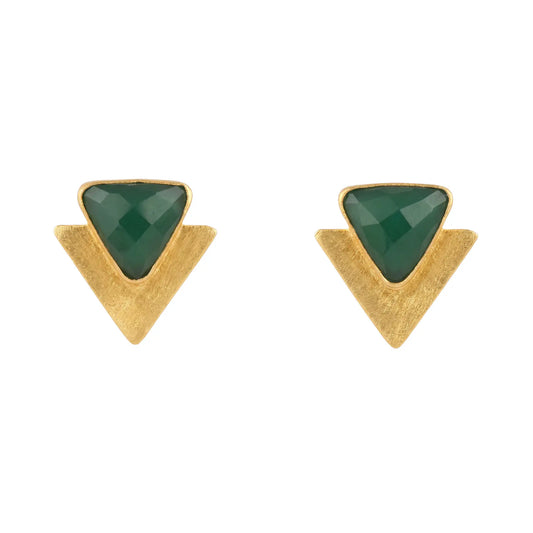 Pendientes Tangram Ed. Limitada Verde
