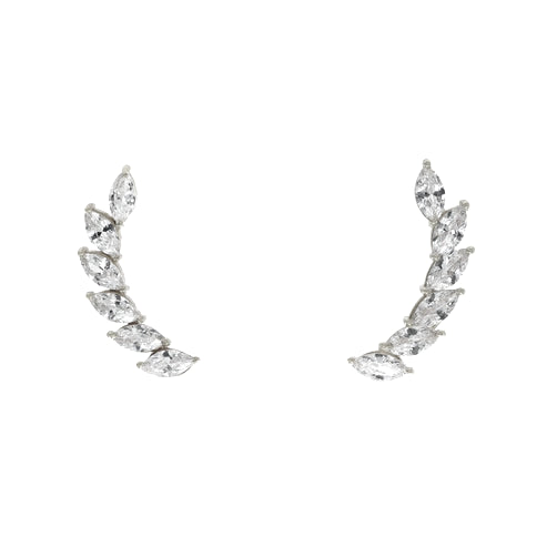 Pendientes Terems Trepador Zc Plata Shine