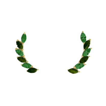 Pendientes Terems Trepador Zc Ed. Limitada Verdes