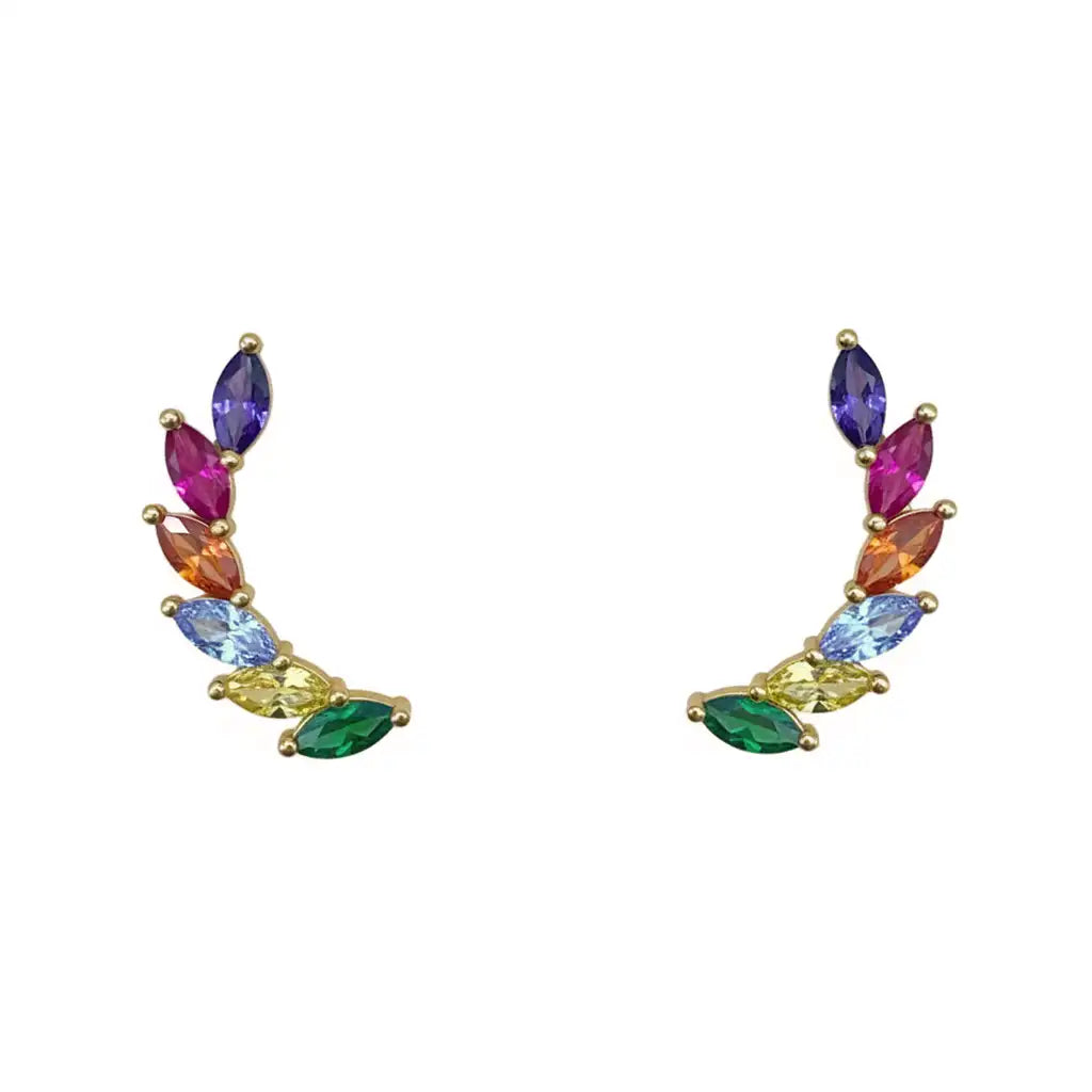 Pendientes Terems Trepador Zc Multicolor