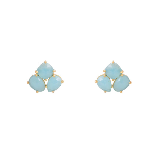 Pendientes Tiza Azul Turquesa