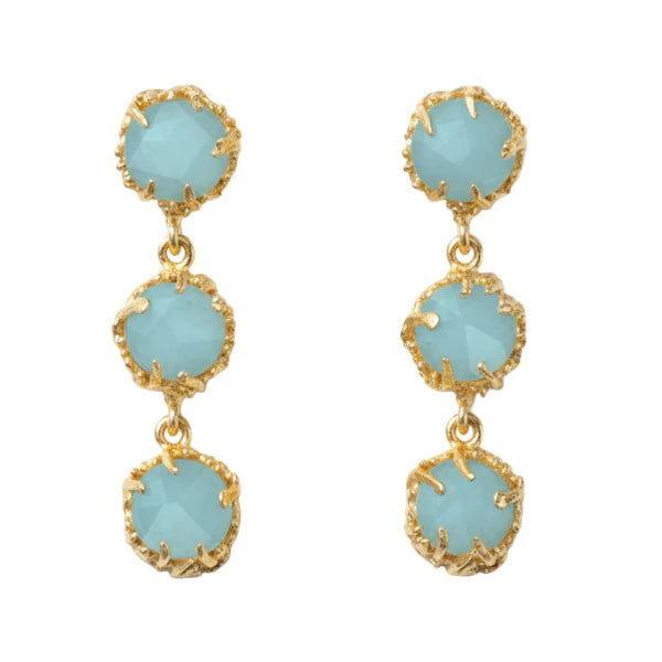 Pendientes Triología Ed. Limitada Azul Turquesa