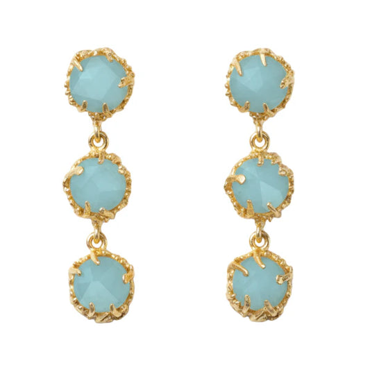 Pendientes Triología Ed. Limitada Azul Turquesa
