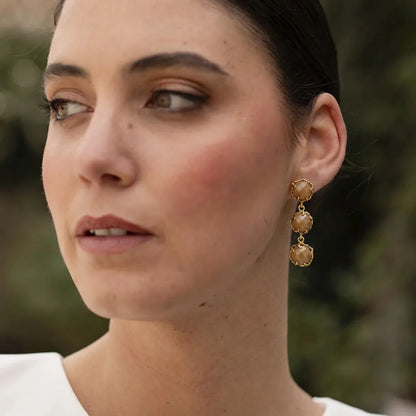 Pendientes Triología Ed. Limitada Marrón